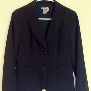 🍩Ann Taylor chocolate brown blazer suit jacket.